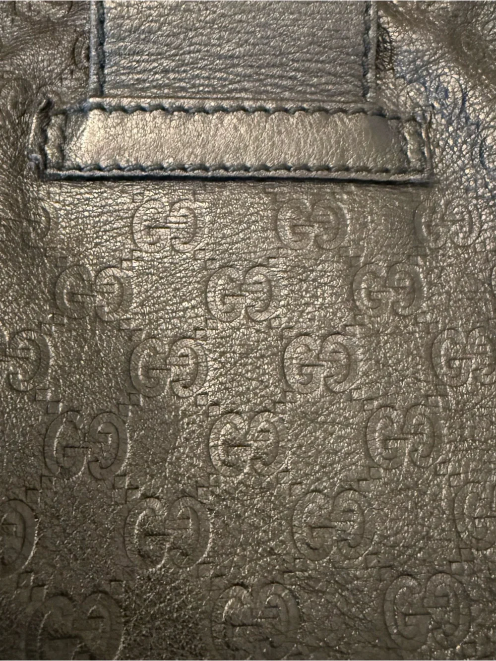 Vintage Gucci Guccissima black bag